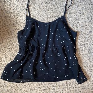 Hollister starry pattern blouse